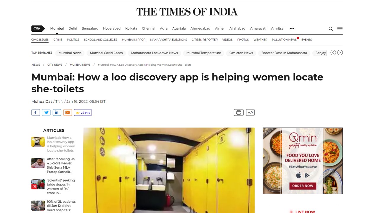 How a loo discovery app is helping women locate she-toilets